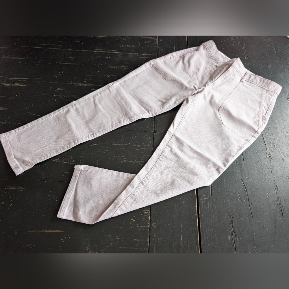 Banana Republic Women's Sloan Lt Pink Jeans 2000s Preppy Chic Size 4 Petite